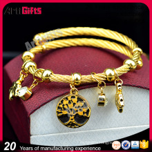 Made in china cheap metal alloy zinc charm bracelet